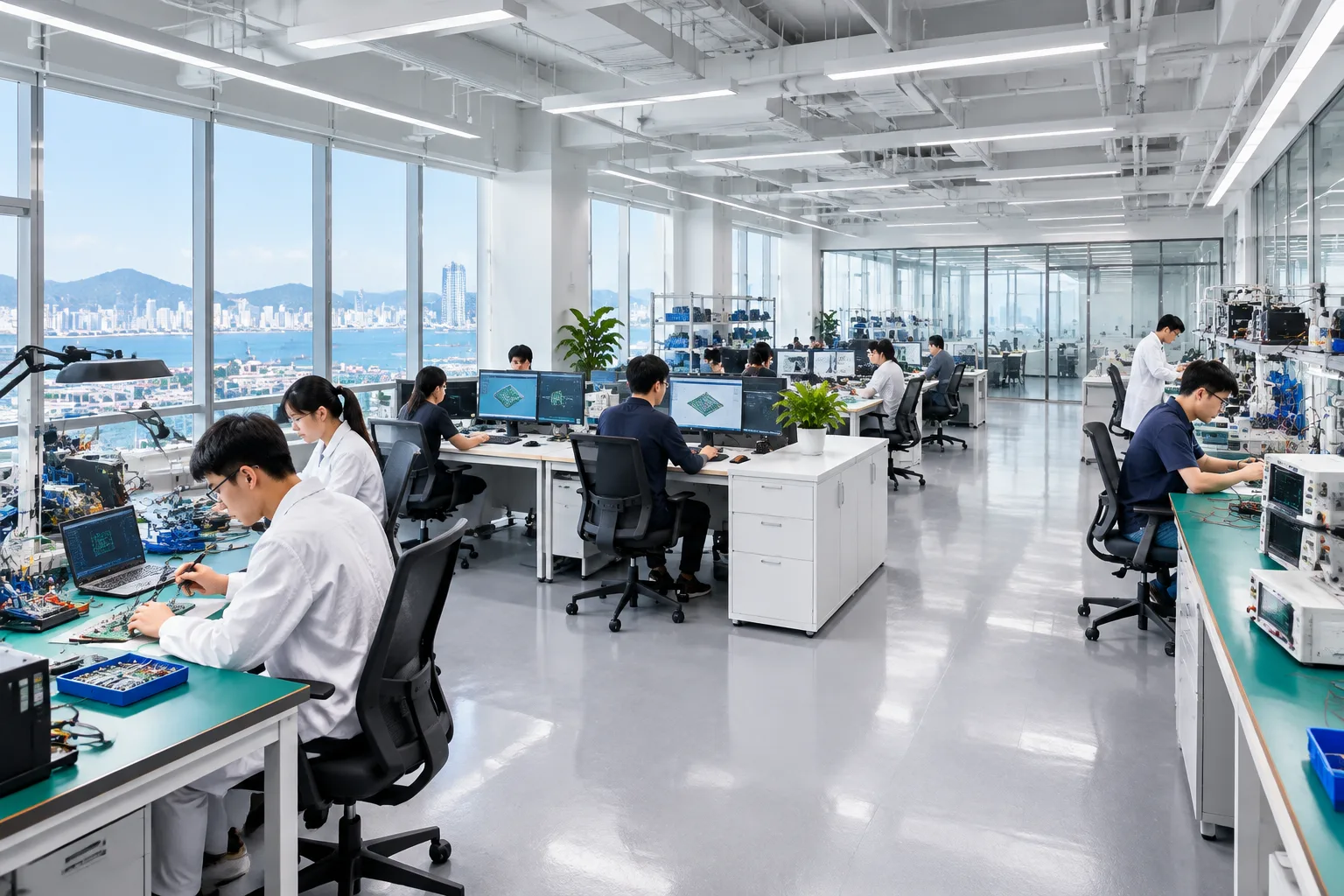 海为公司研发与办公环境